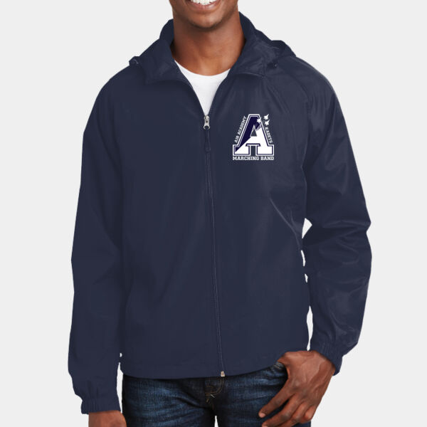 Unisex Hooded Raglan Jacket Thumbnail